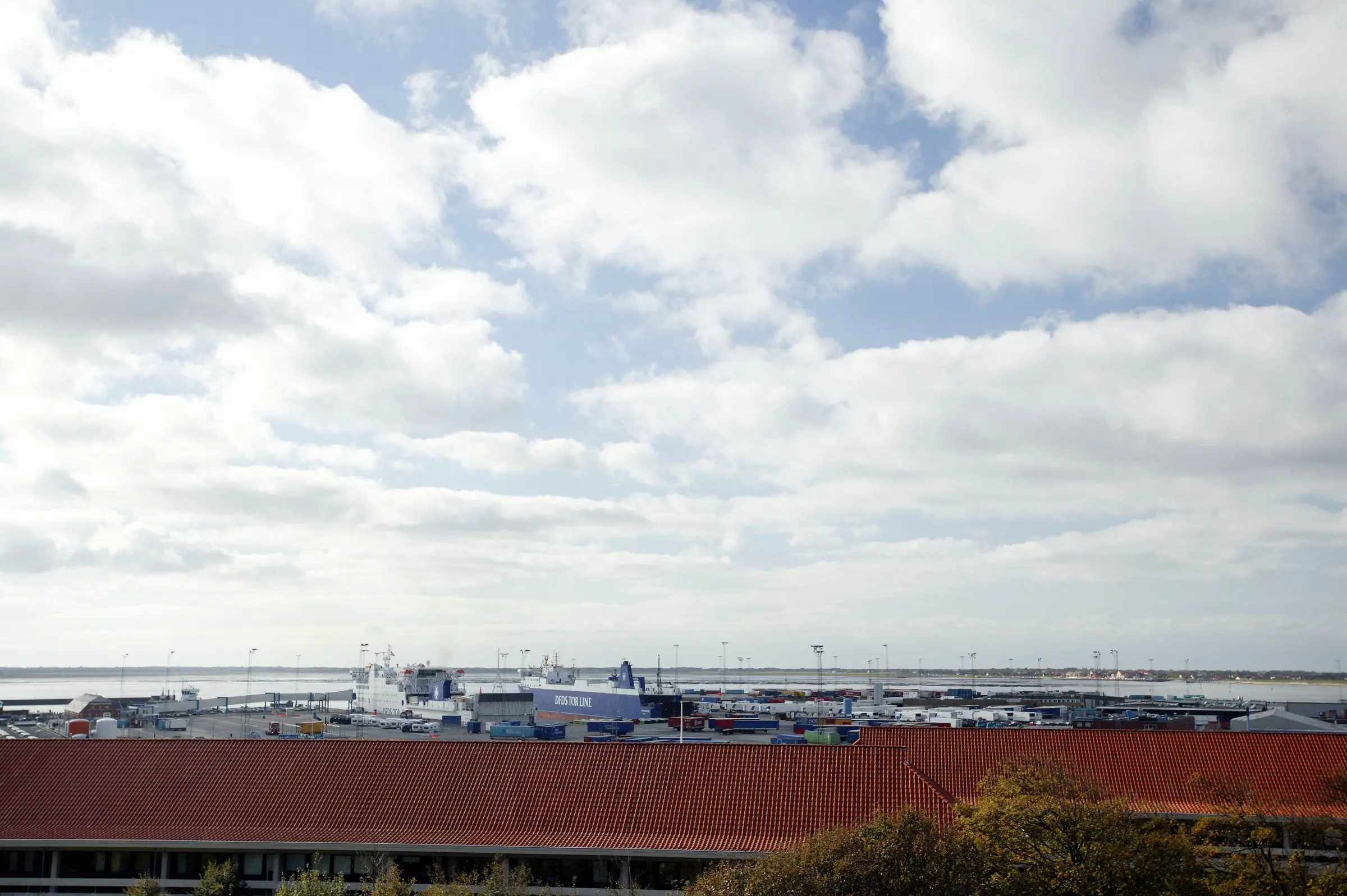 View from junior suite at scandic olympic in esbjerg