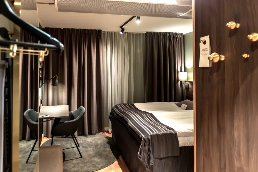 Bed in Room Cabin Queen Scandic Uplandia Uppsala