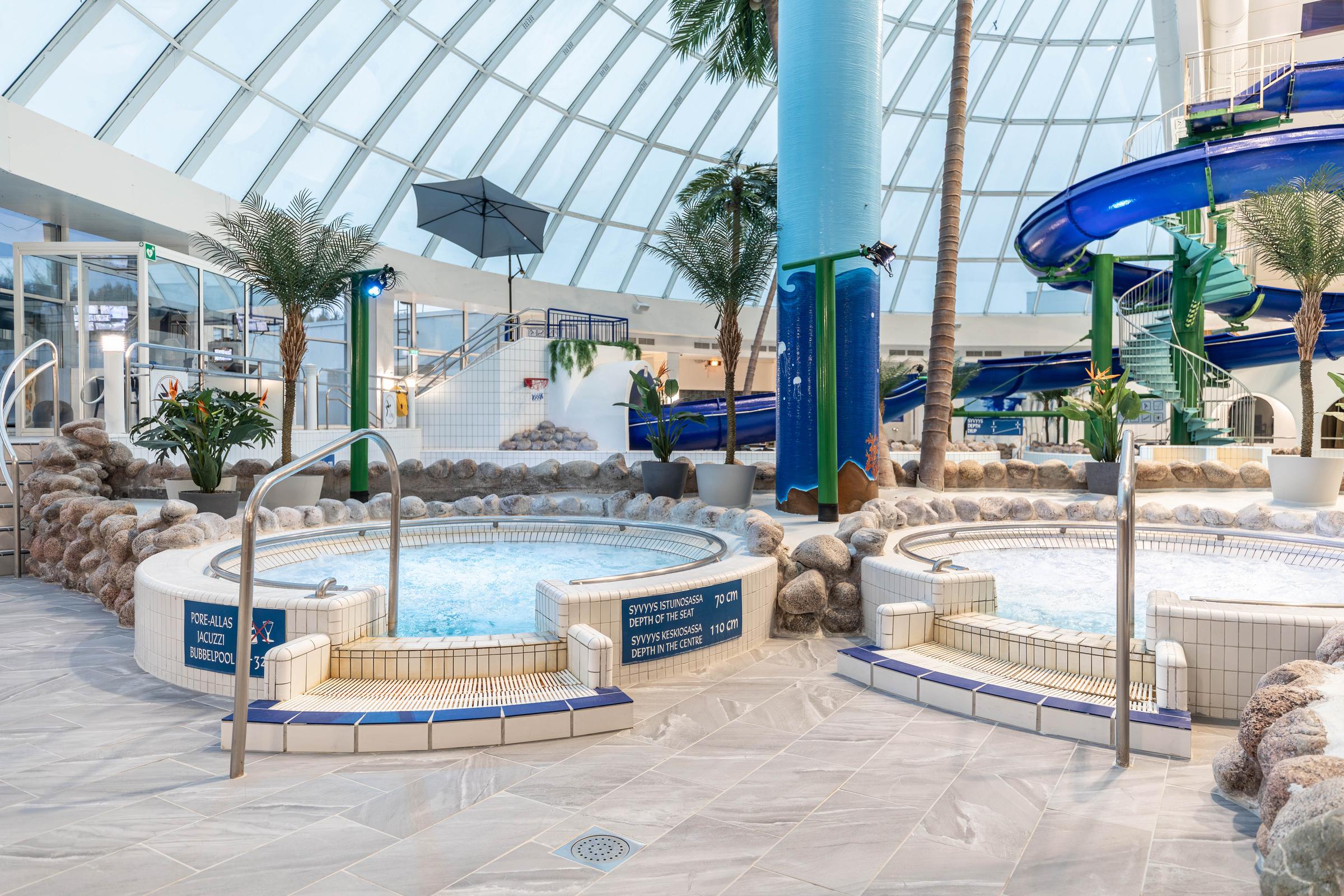 jacuzzis at scandic eden nokia