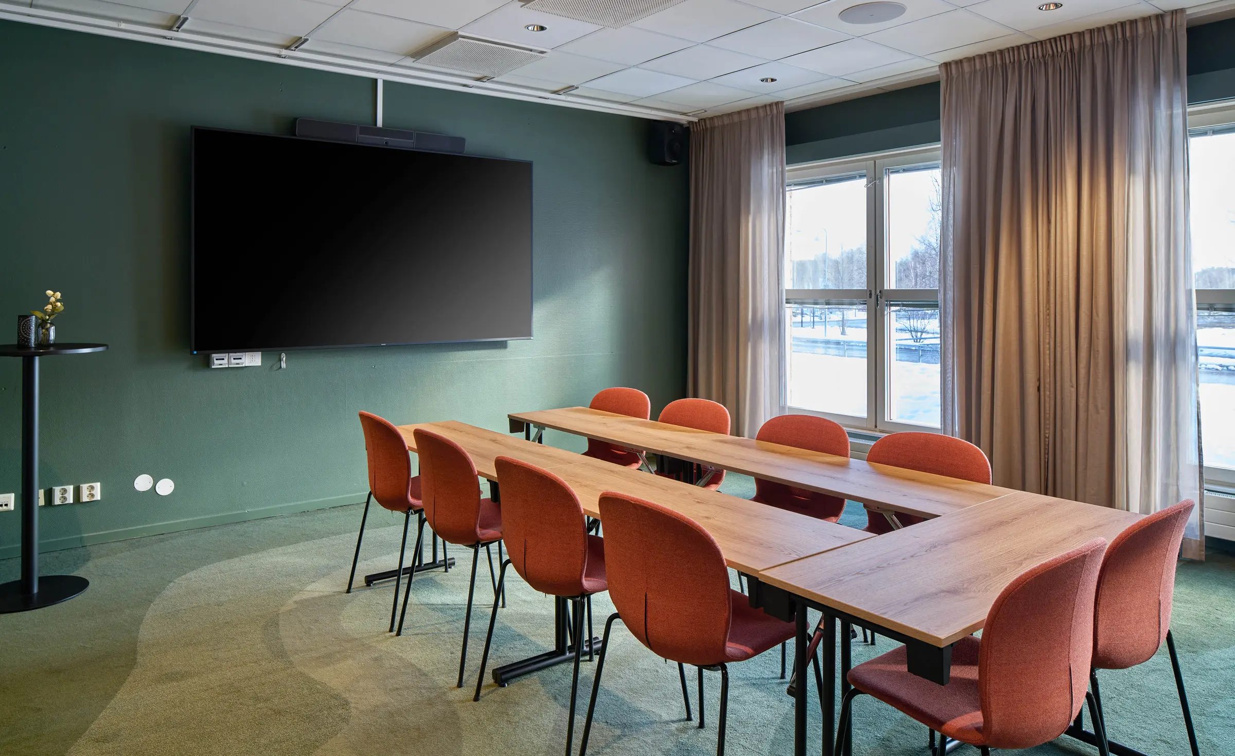 meeting room at scandic lugnet in falun