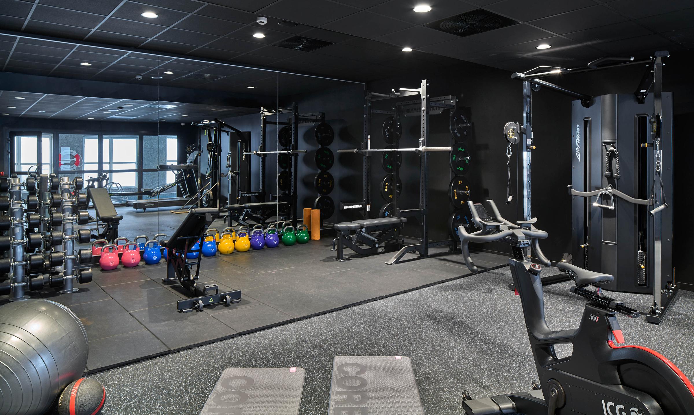 gym at scandic lugnet in falun