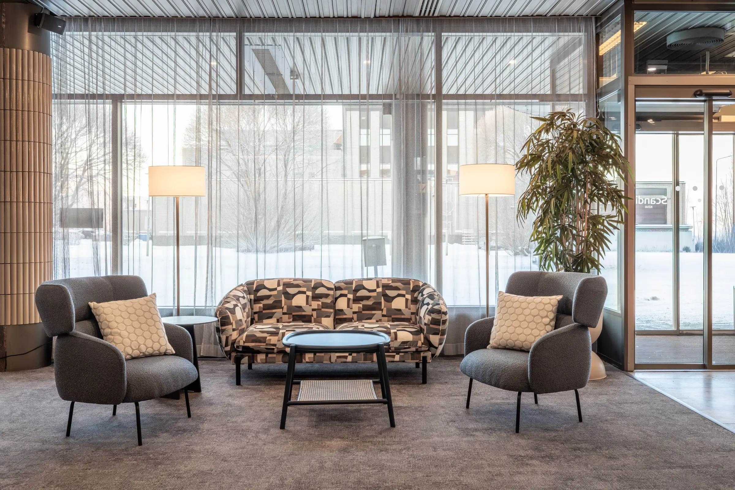 lobby area at scandic kemi
