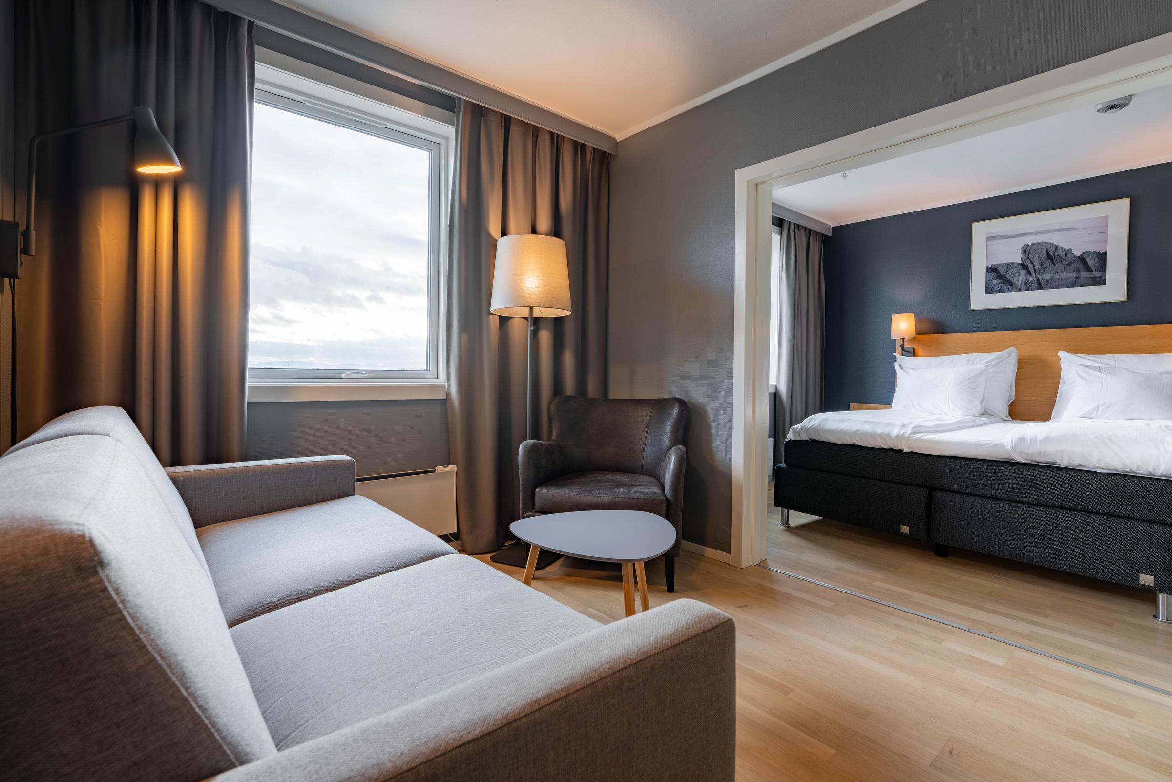 Junior suite at Scandic Vadso