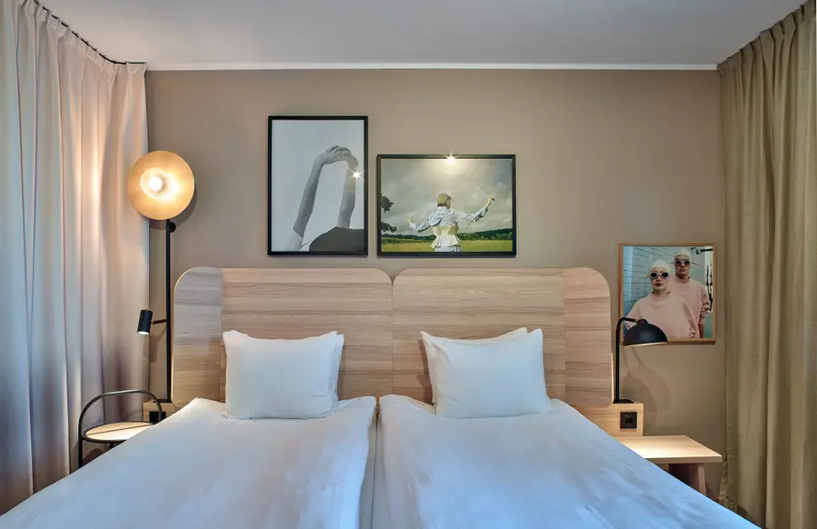 Twin room at Scandic Strommen