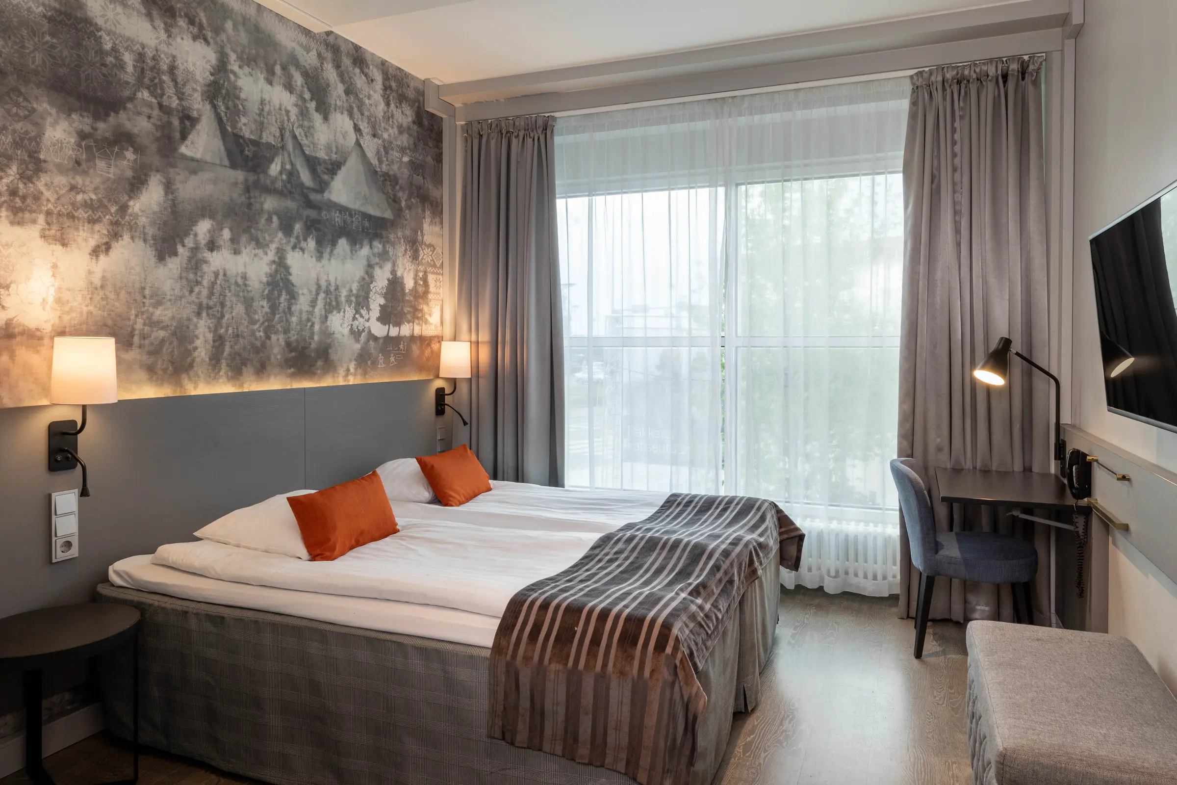 superior family room at scandic rovaniemi city in finland