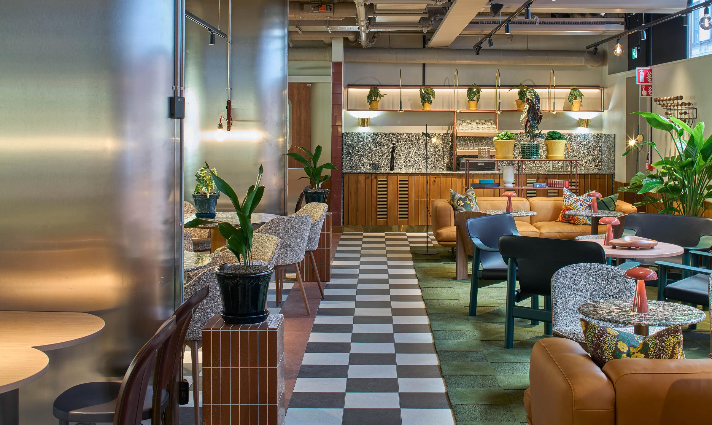 bar and restaurant at scandic wallin in stockholm