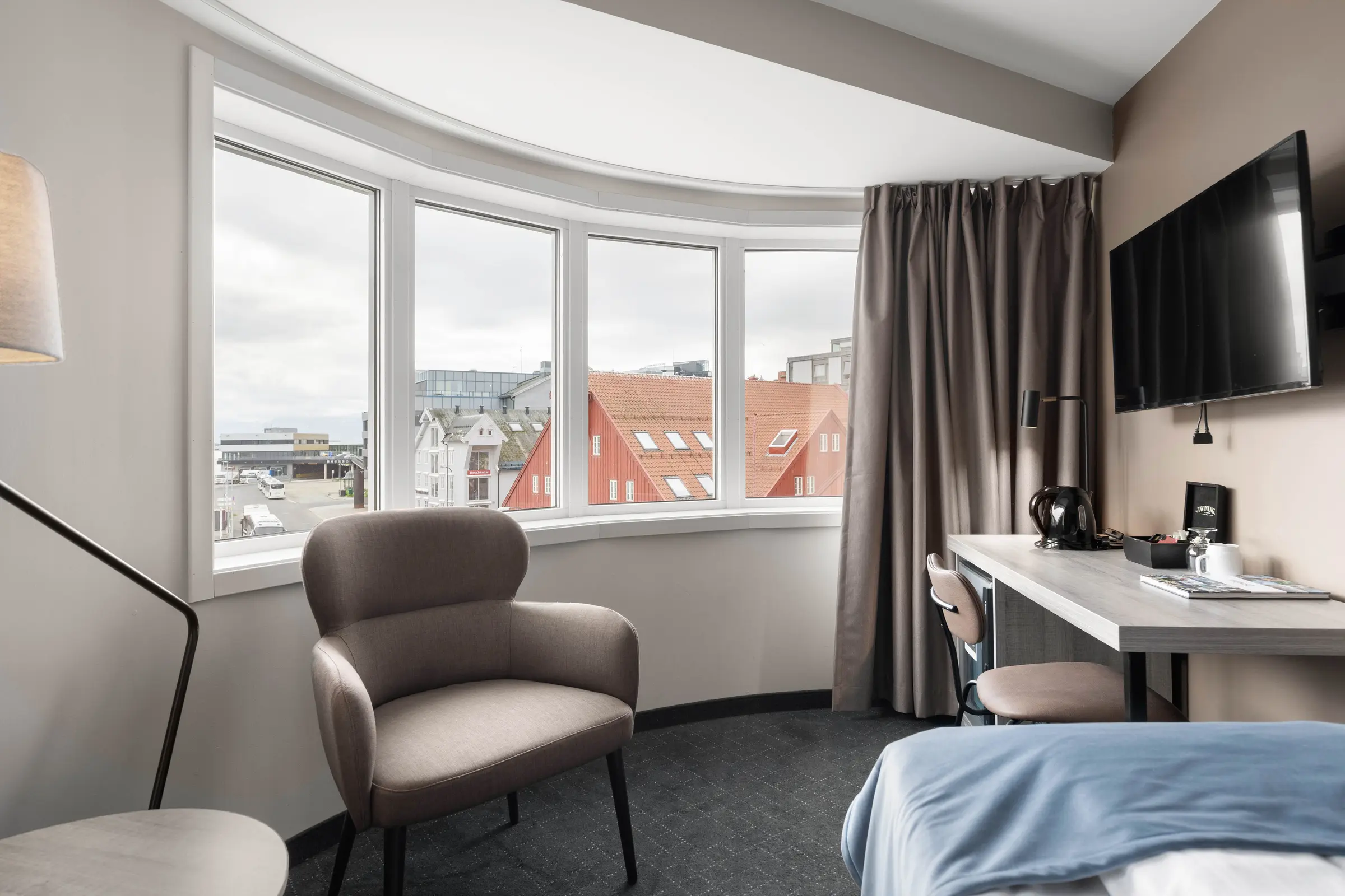 Single room at Scandic Ishavshotel