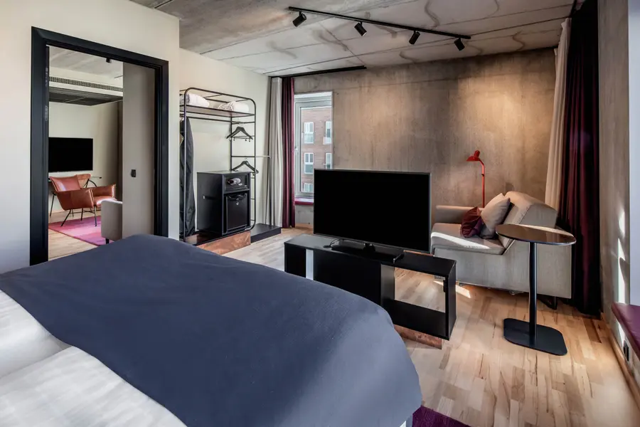 room junior suite at scandic kodbyen in copenhagen denmark