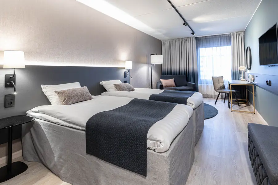 room standard family at scandic jyvaskyla station in finland