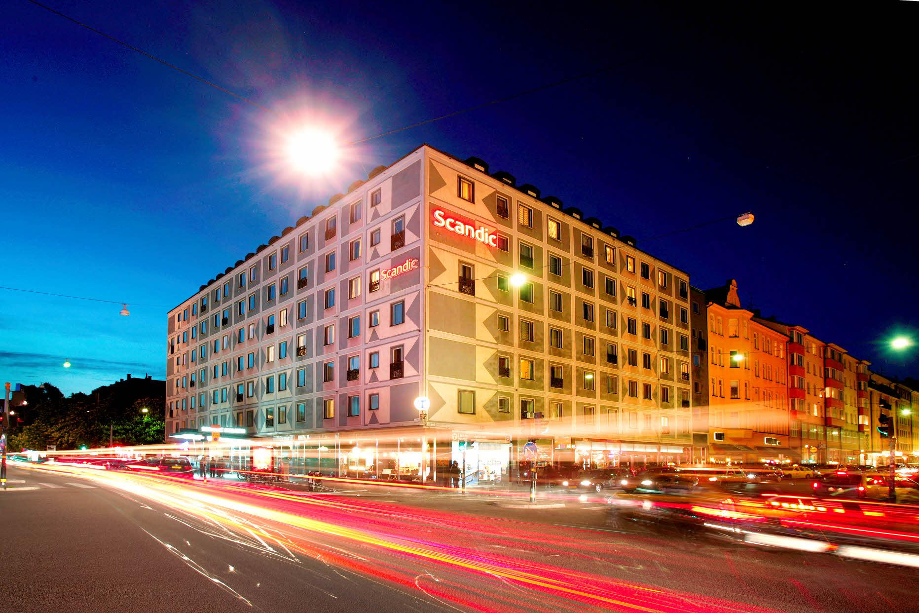 Exterior facade hotel Scandic Malmen Stockholm