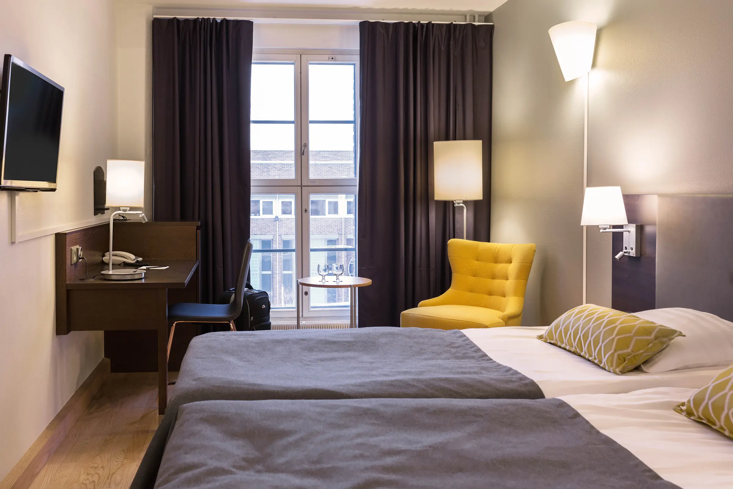 Standard room of Scandic Grand Marina in Helsinki