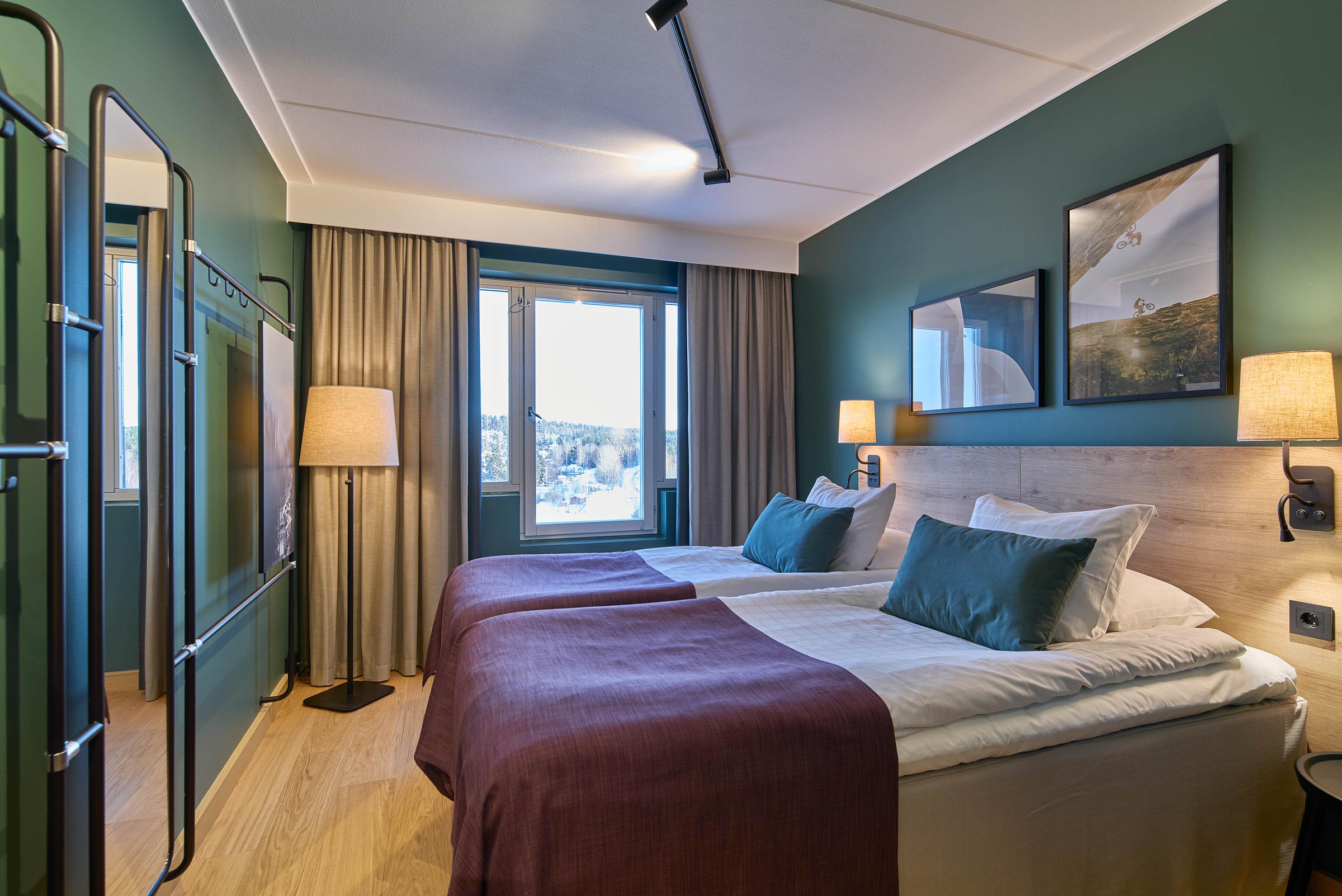 standard room at scandic lugnet falun