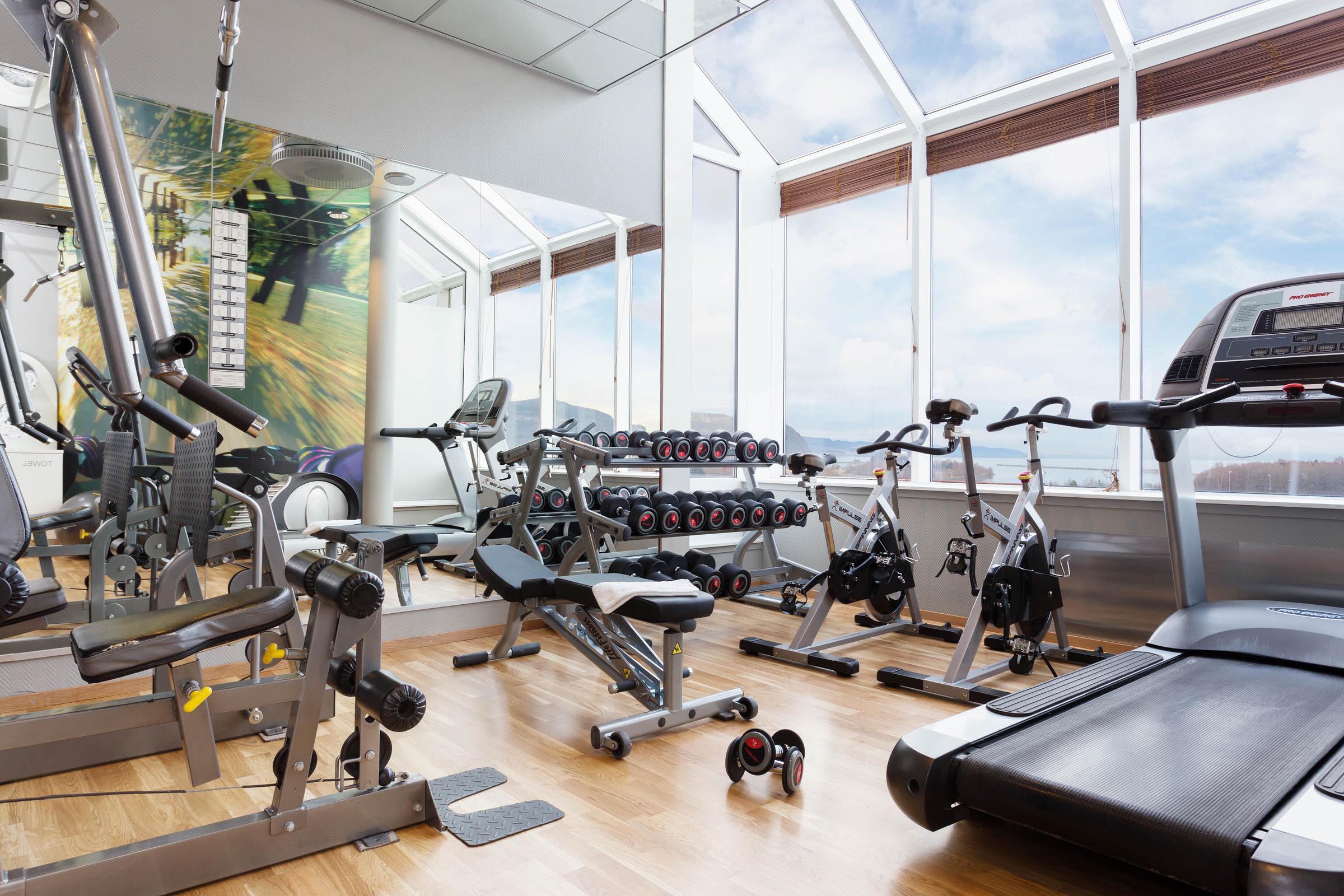 Scandic Hell, Vaernes, Trondheim, gym