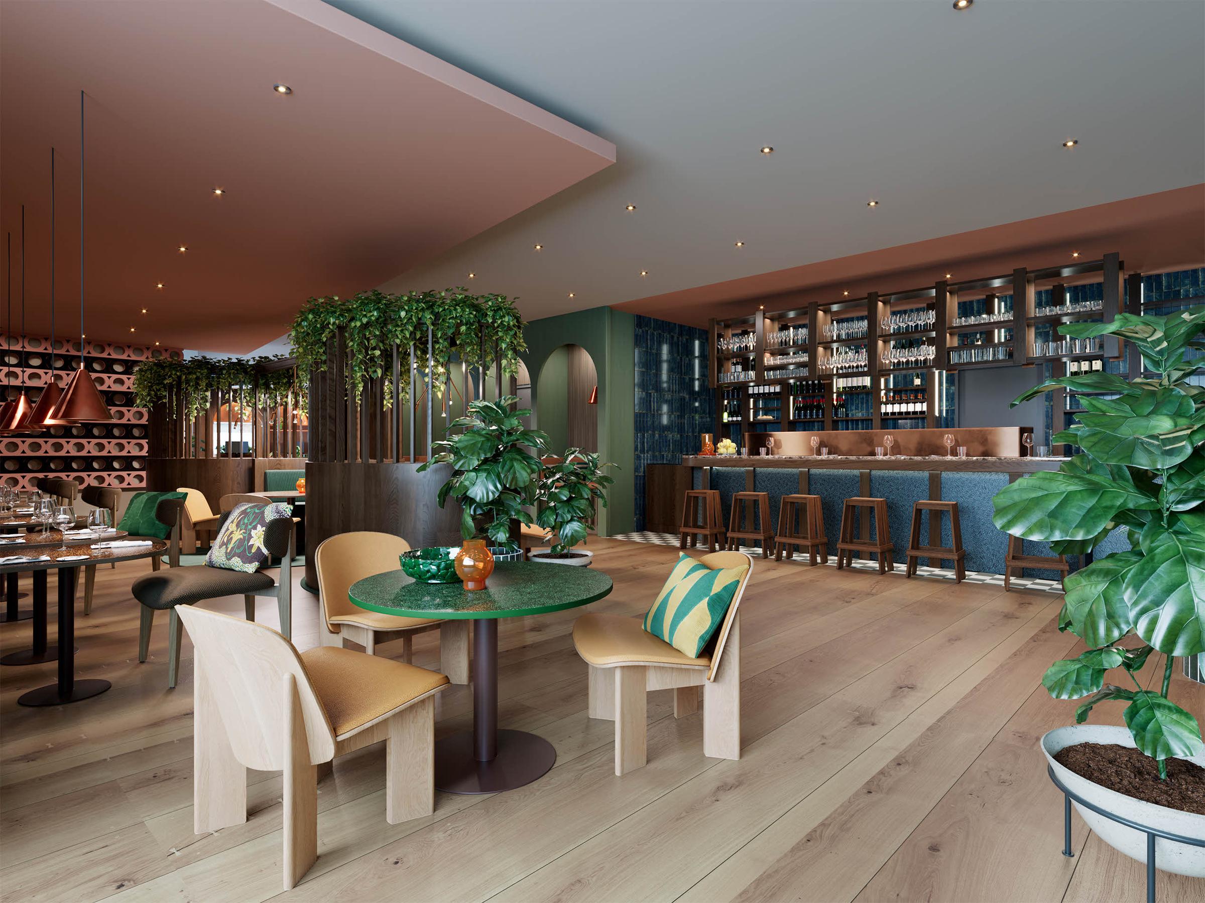 Lounge bar at Scandic Stuttgart Europaviertel