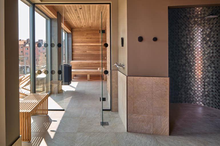 wellnes area at scandic karlskrona