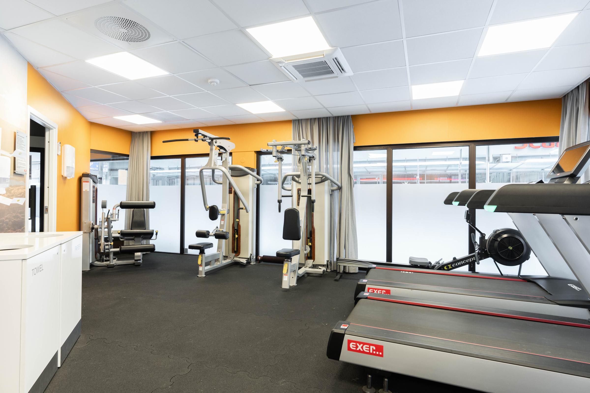 gym at scandic bergen city