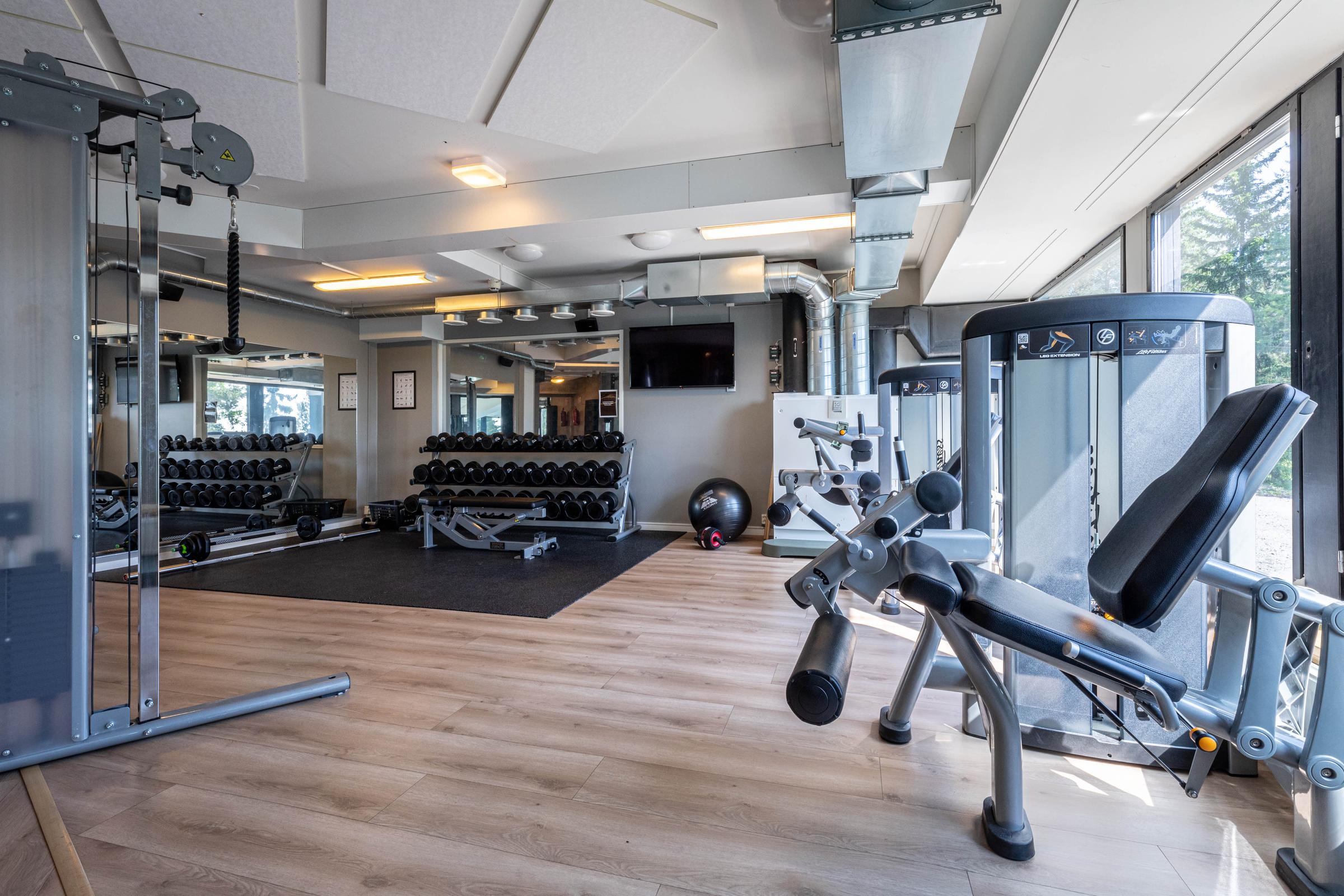 gym 2 at scandic laajavuori in jyvaskyla finland