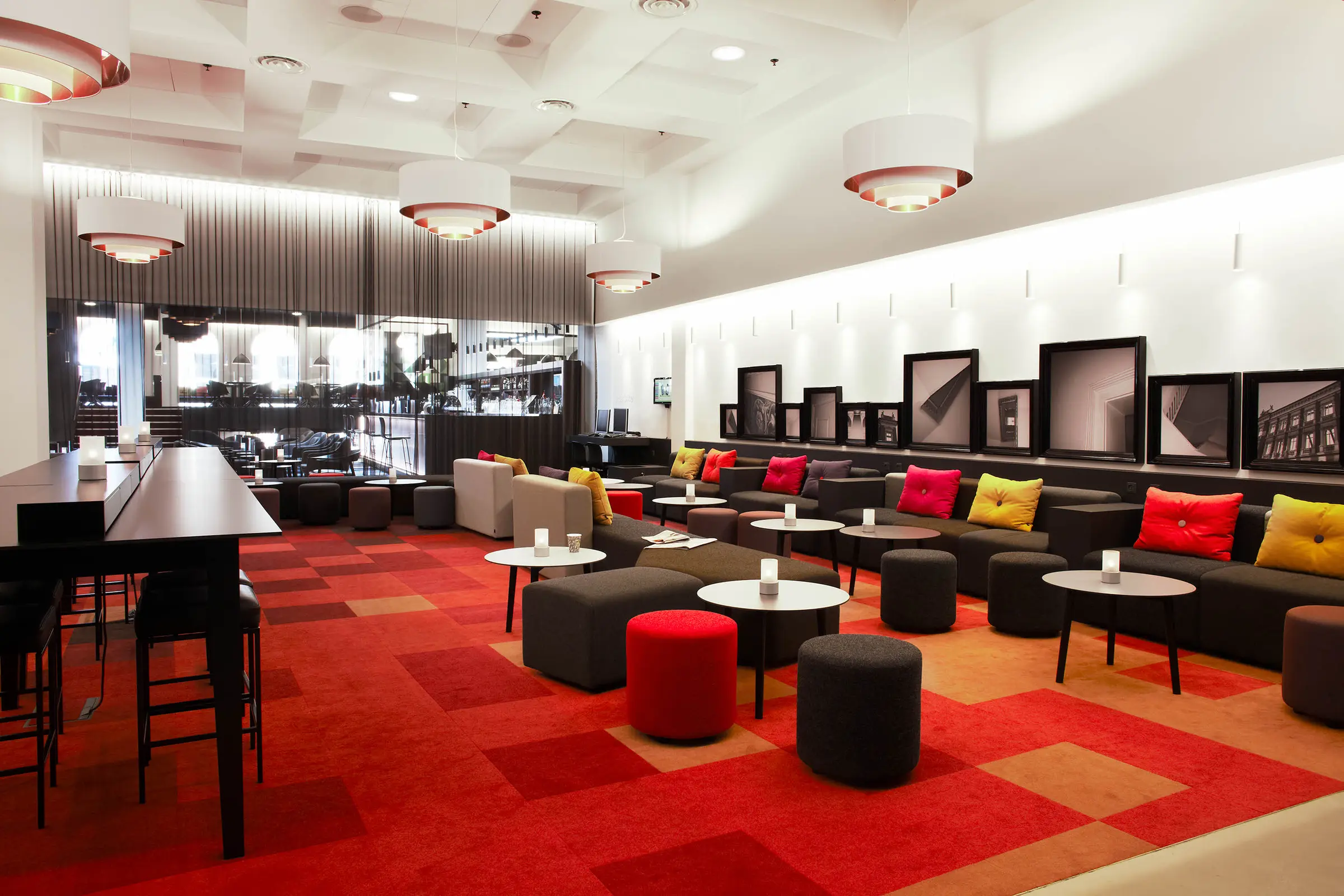 Scandic Aarhus City, lobby, foyer, sofa, relax area