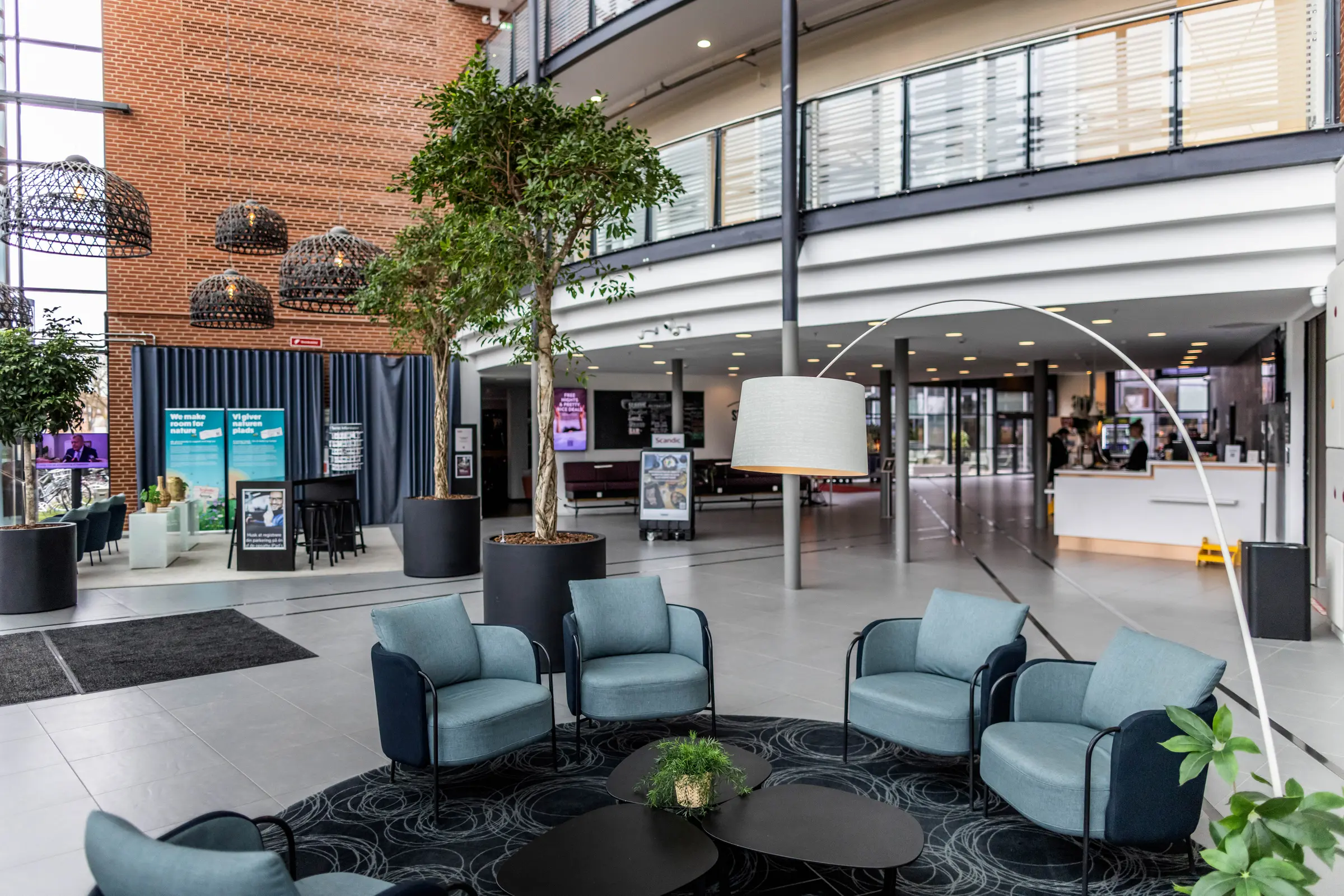 lobby at scandic sydhavnen in copenhagen