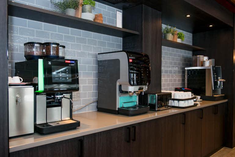 Kaffemaskin i restaurant