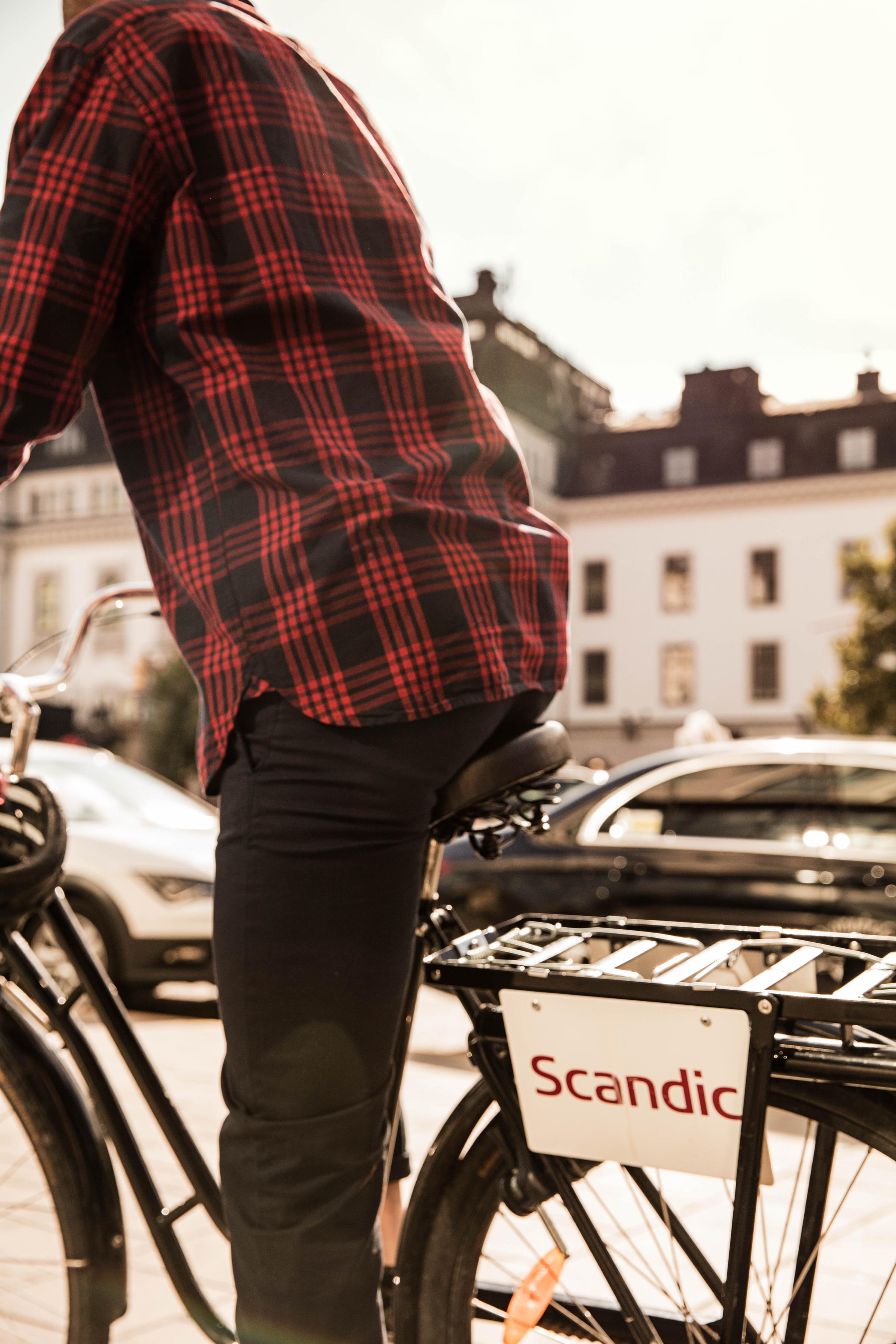 Man on bike