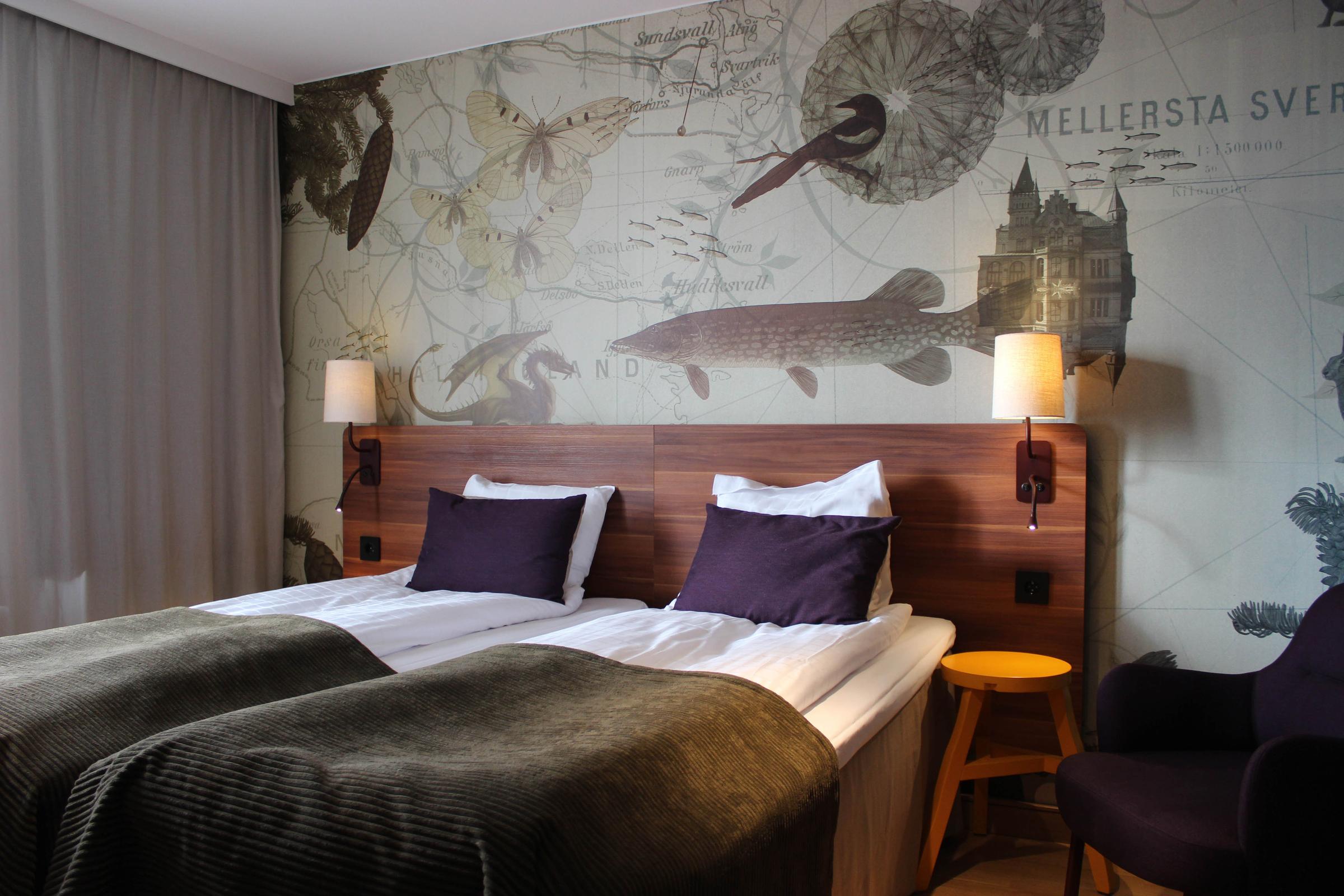 Scandic Sundsvall Nord, Standard room twin, family room, superior room