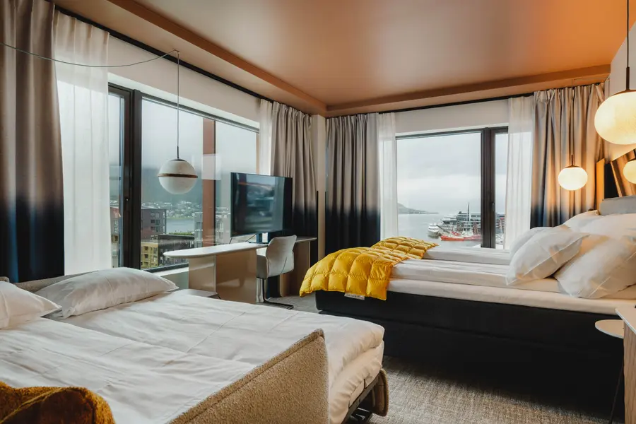 standard room at the dock 6939 by scandic in tromso