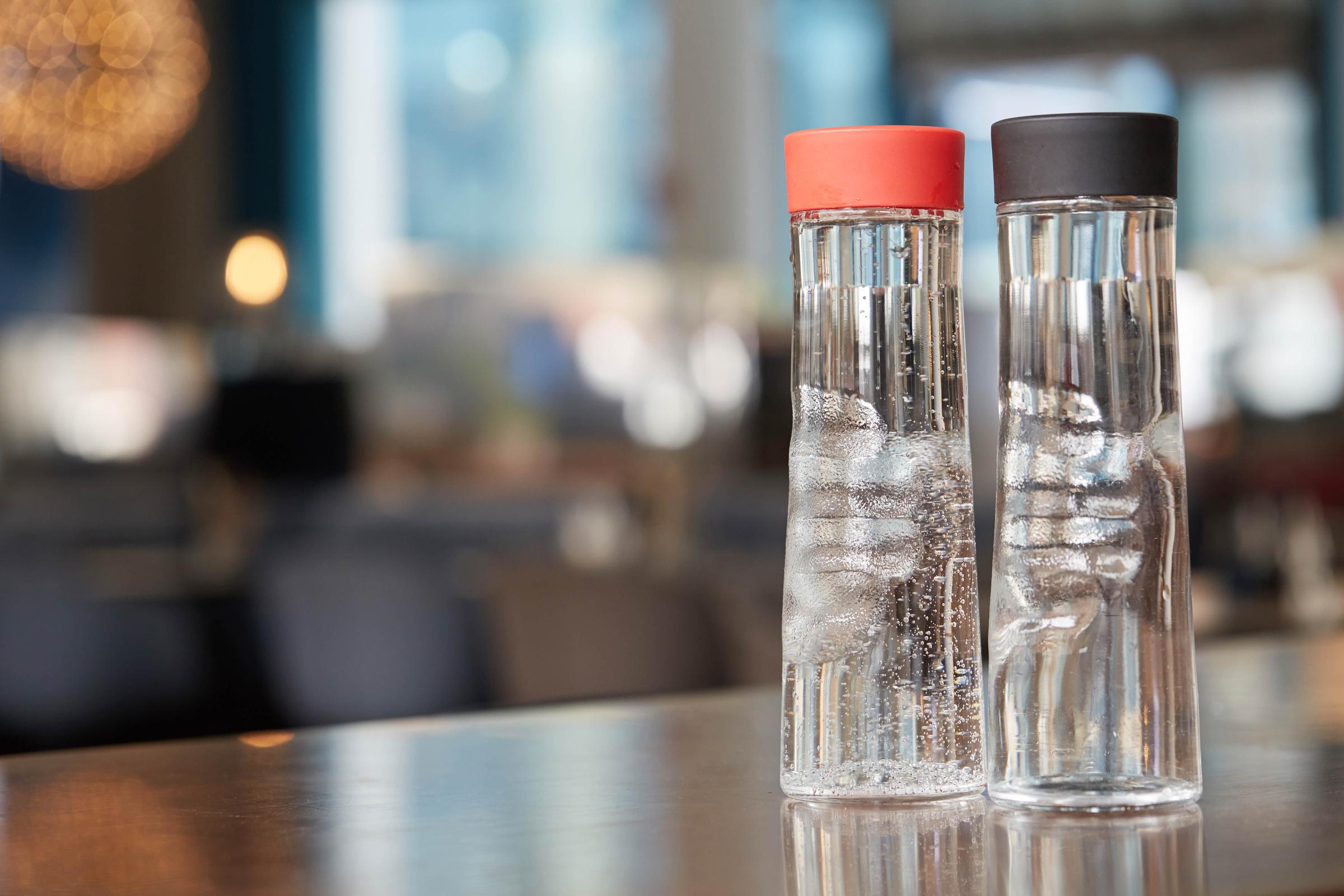 water bottle at Scandic Hamburg Emporio