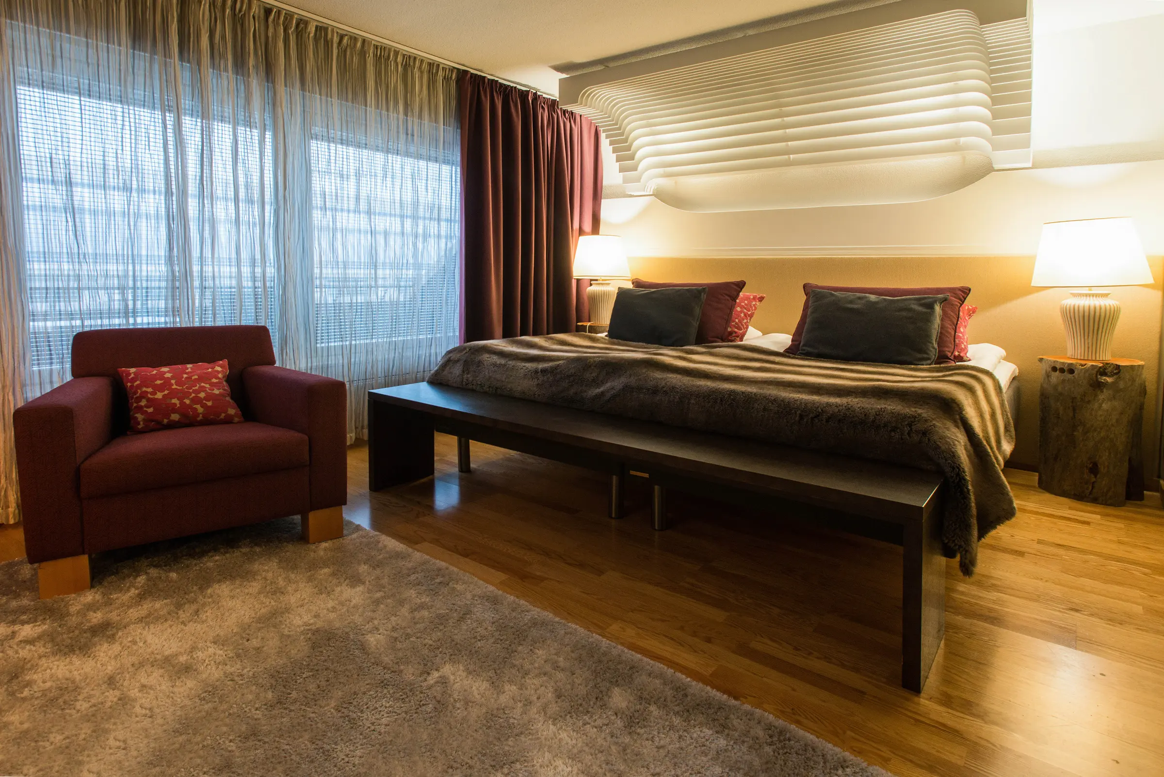 presidential suite bedroom scandic pohjanhovi rovaniemi