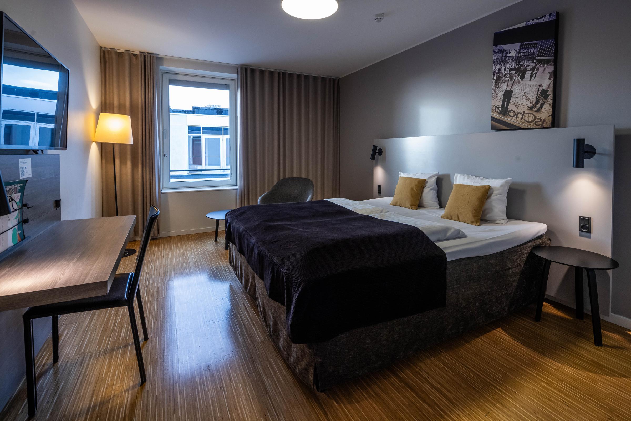 standard room at scandic aarhus city in denmark