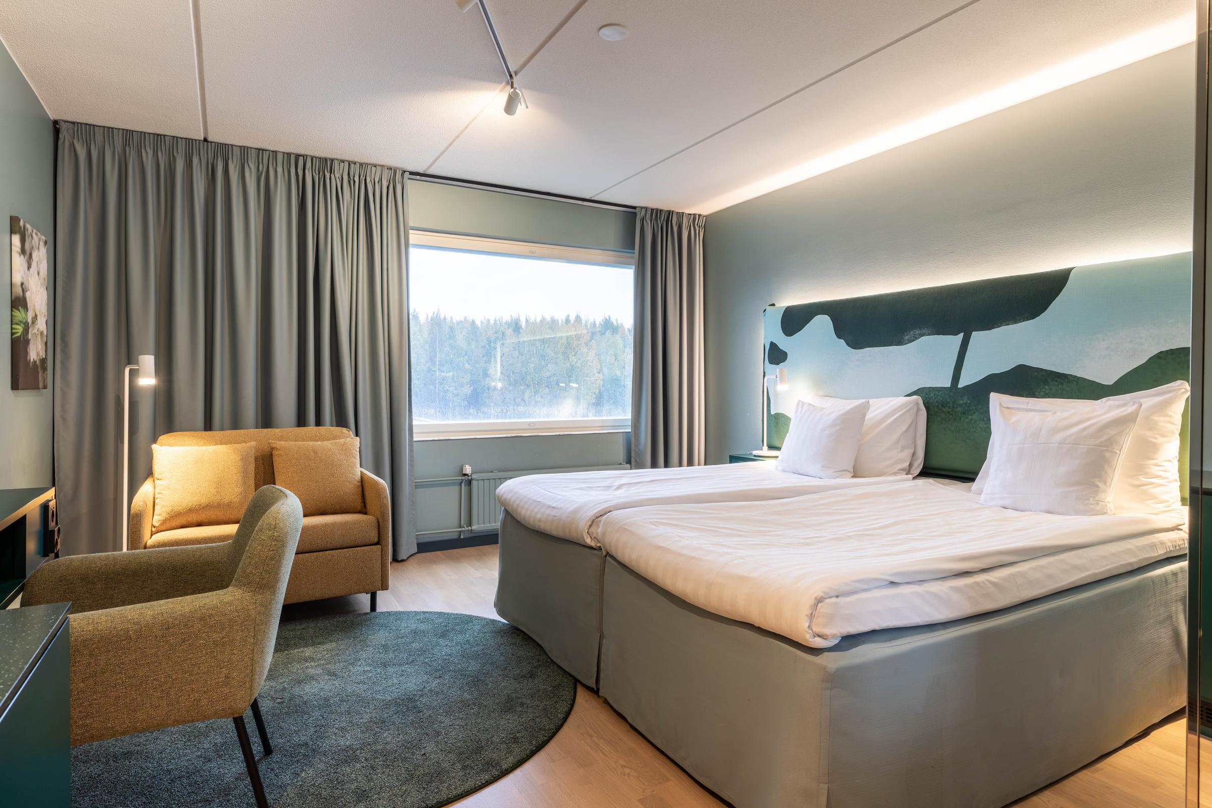 superior family room at scandic eden nokia