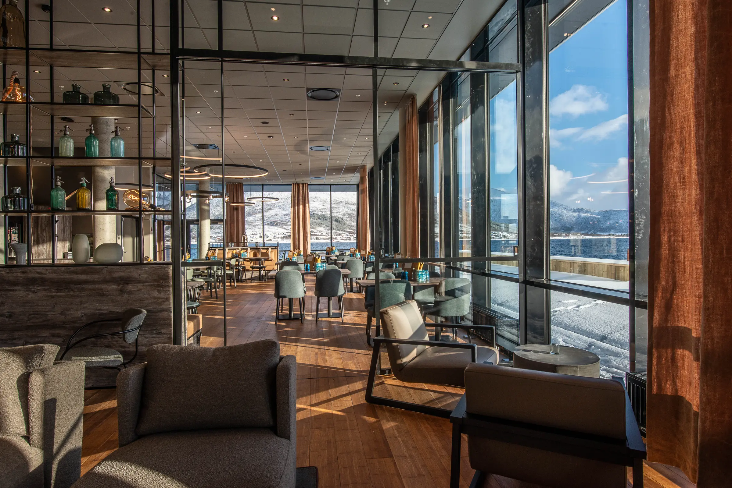 restaurant at scandic sortland