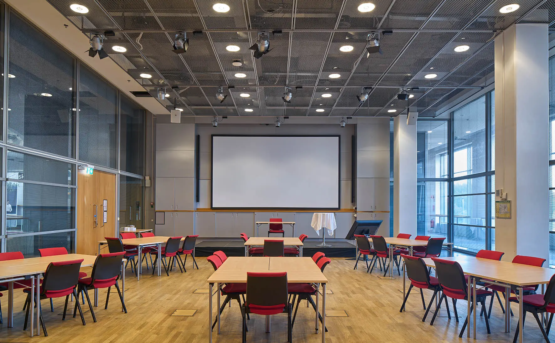 meeting room charlie at scandic infra city in stockholm