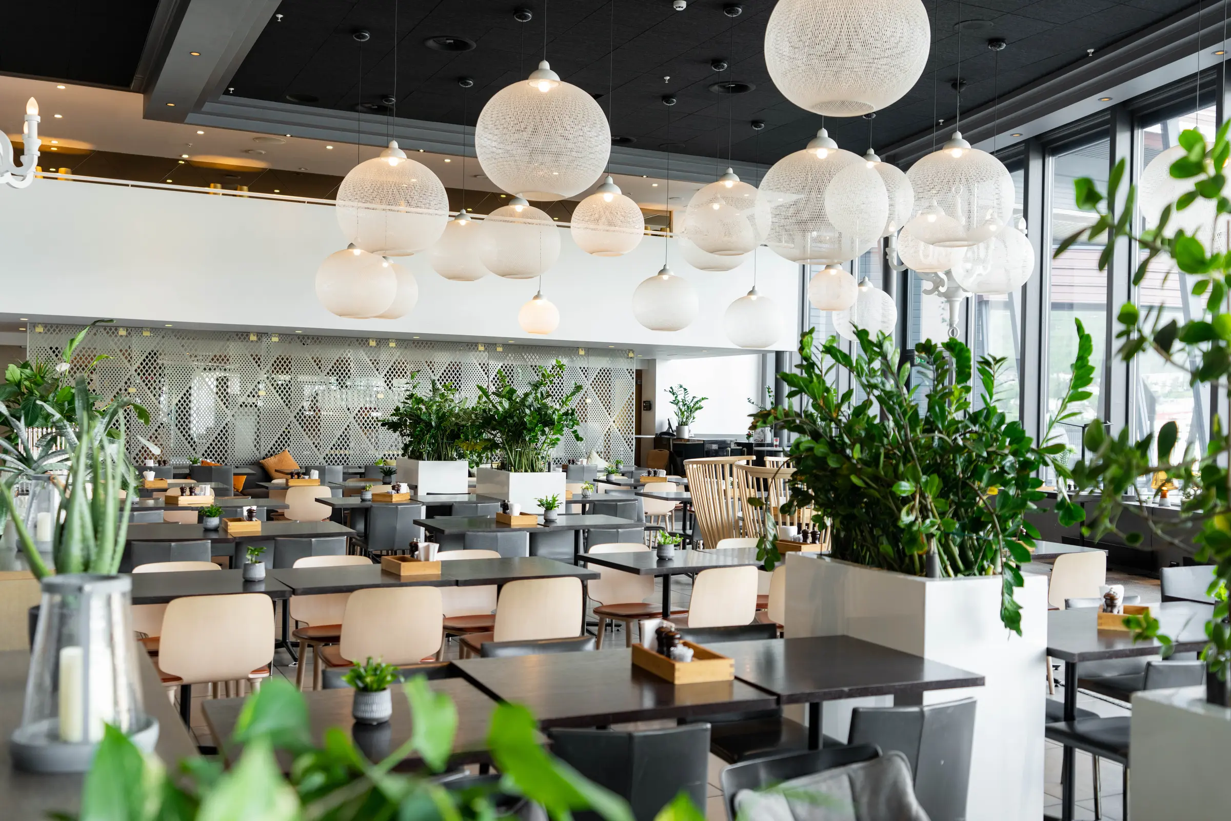Breakfast area at scandic ishavshotel in tromso