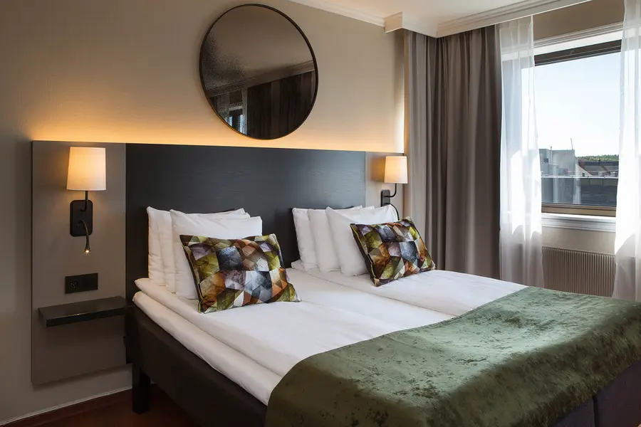 superior extra king room at scandic city fredrikstad in norway