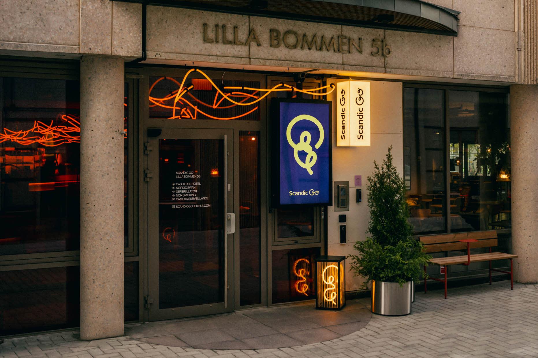 entrance at scandic go lilla bommen