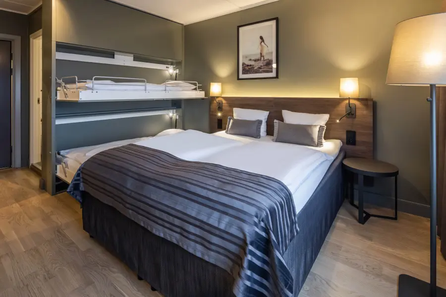 Beds in Standard Family room at Scandic Kolding