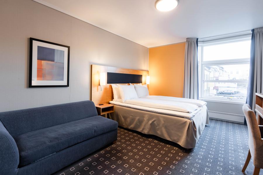 standard family room at scandic kristiansund in norway