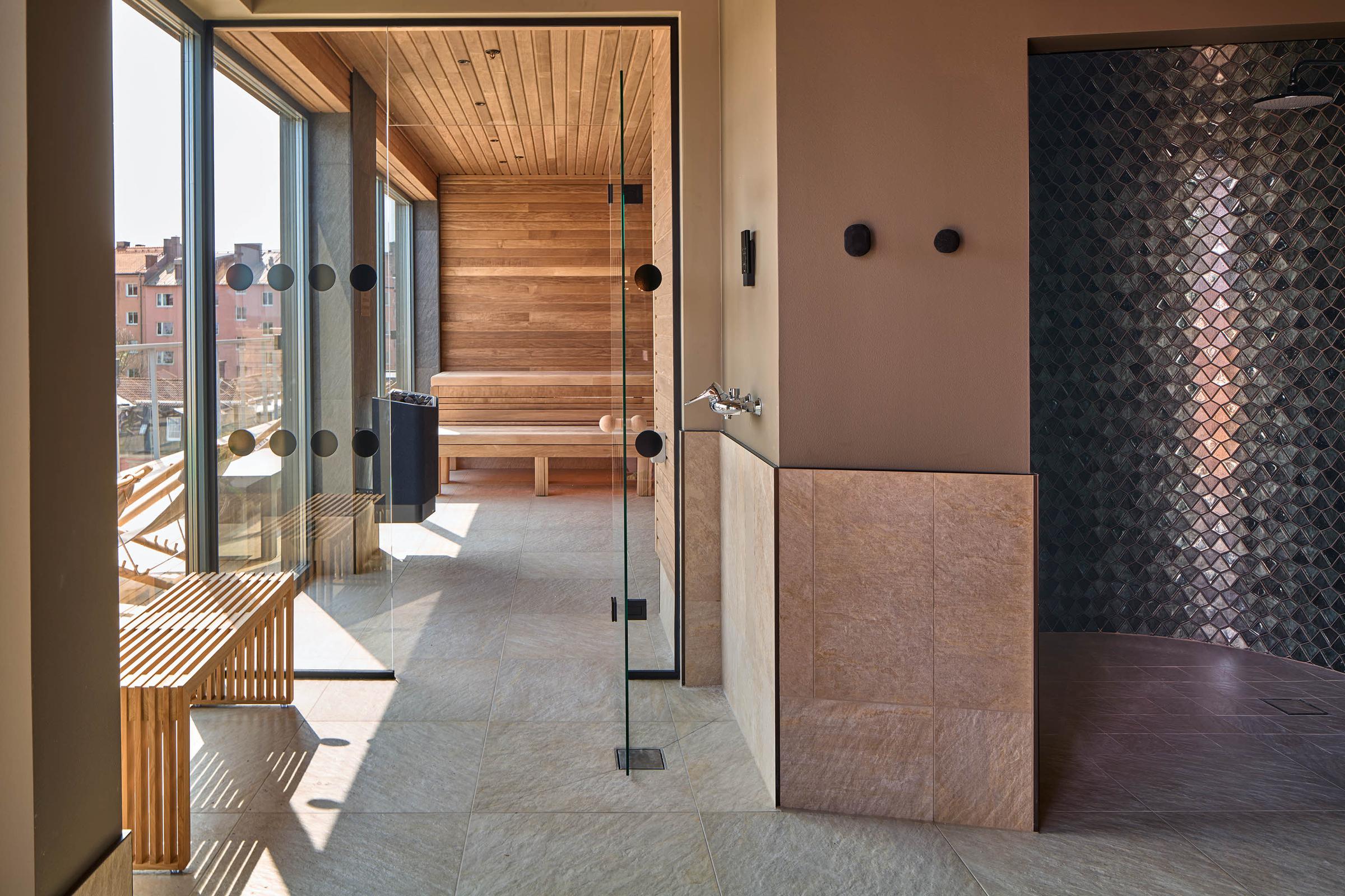 wellnes area at scandic karlskrona