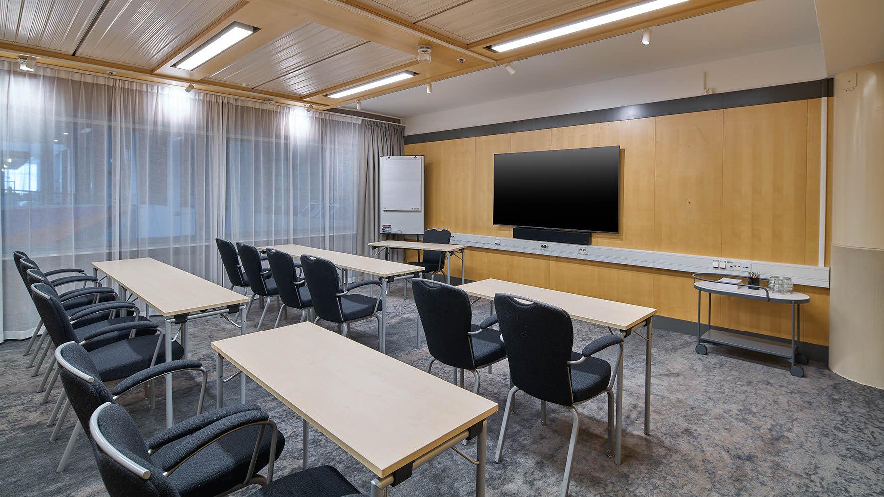 meeting room delta at scandic infra city in stockholm