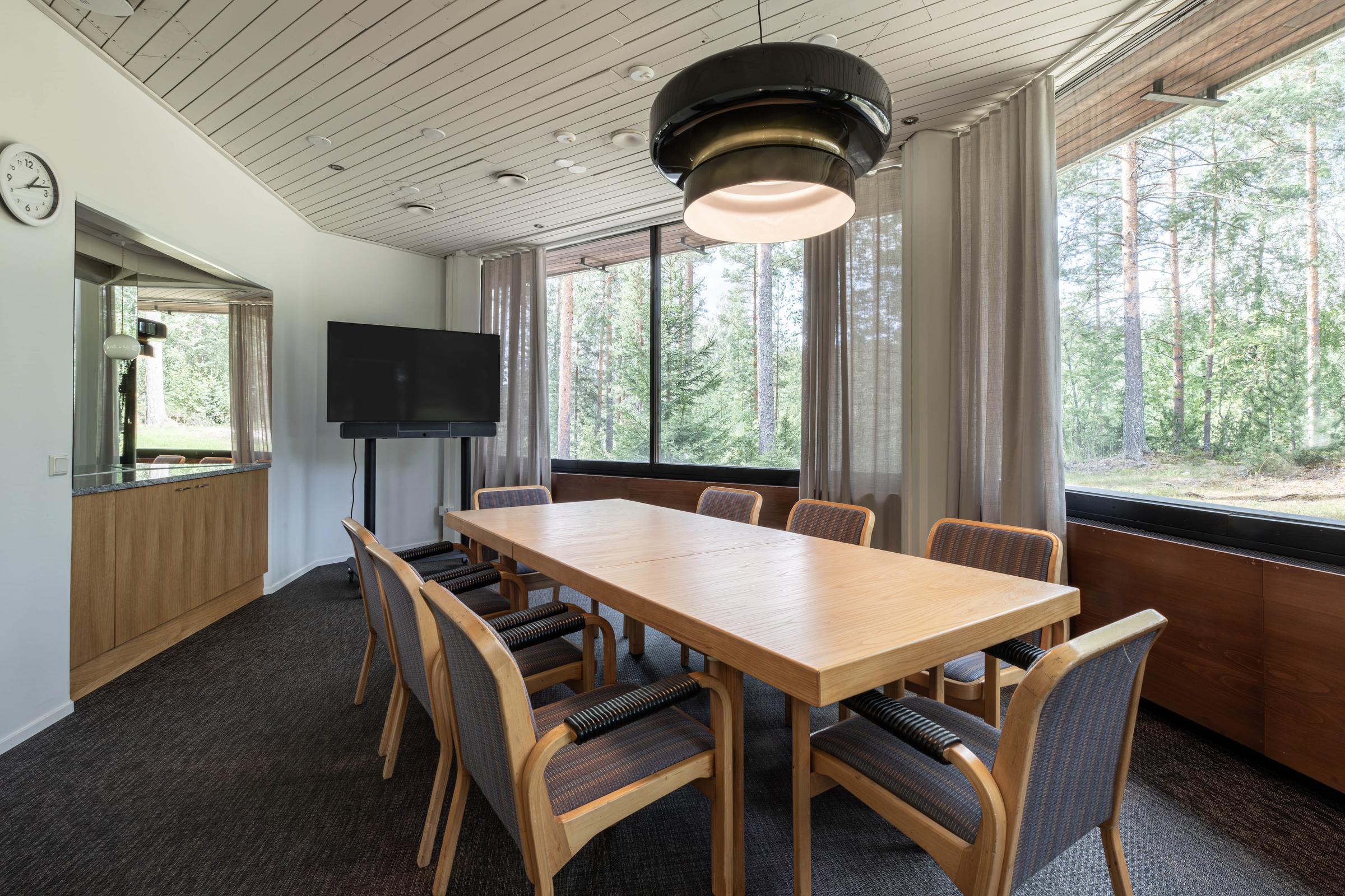 meeting room riekku at scandic laajavuori in jyvaskyla finland