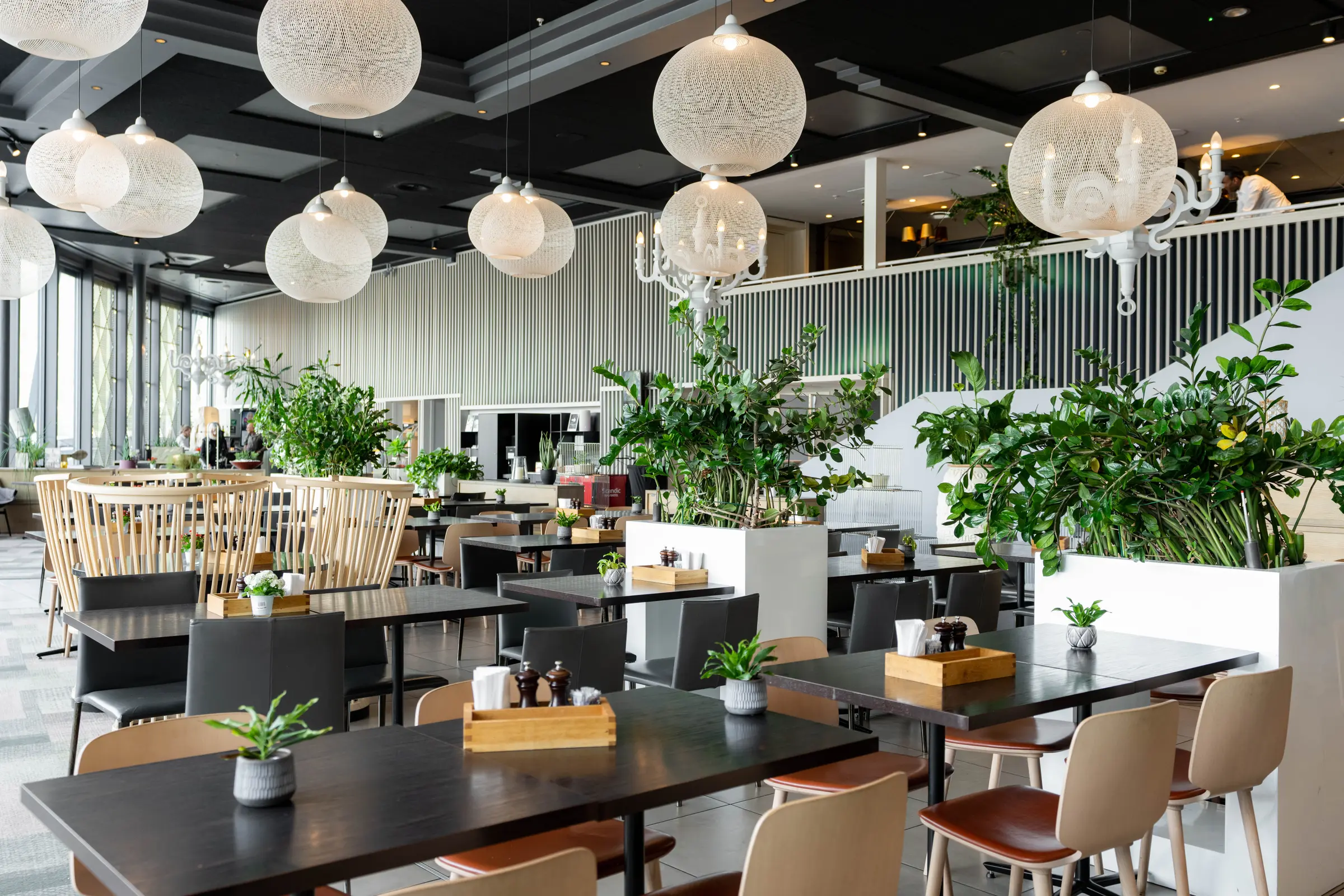 Breakfast area at Scandic Ishavshotel in Tromso