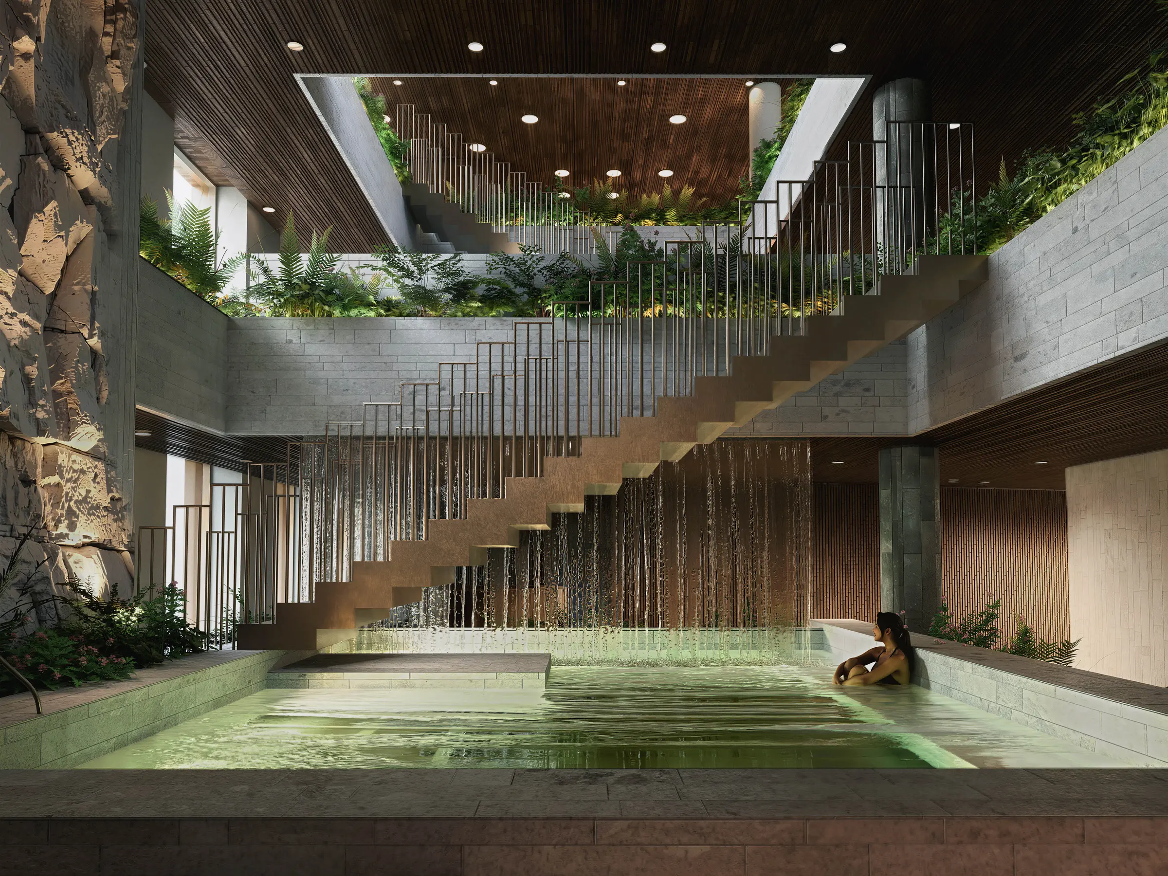 pool in spa at bassin seven by scandic in aarhus