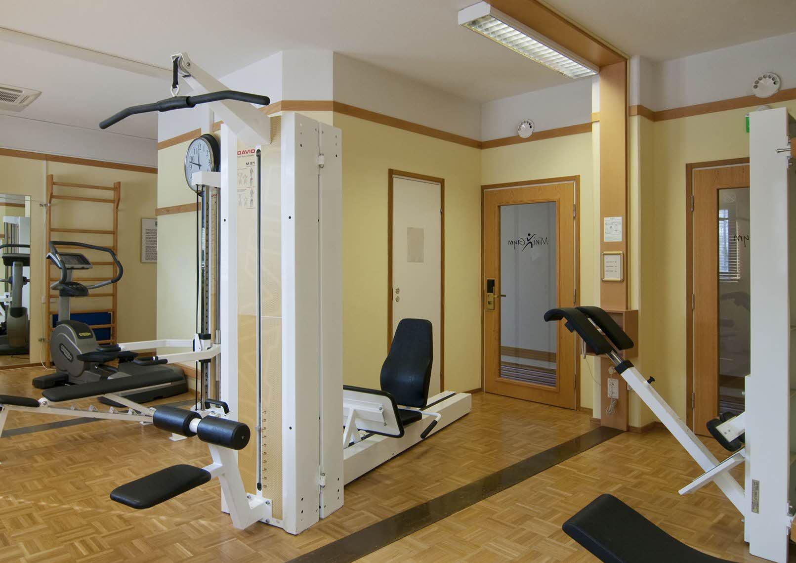 gym at scandic veromies in helsinki