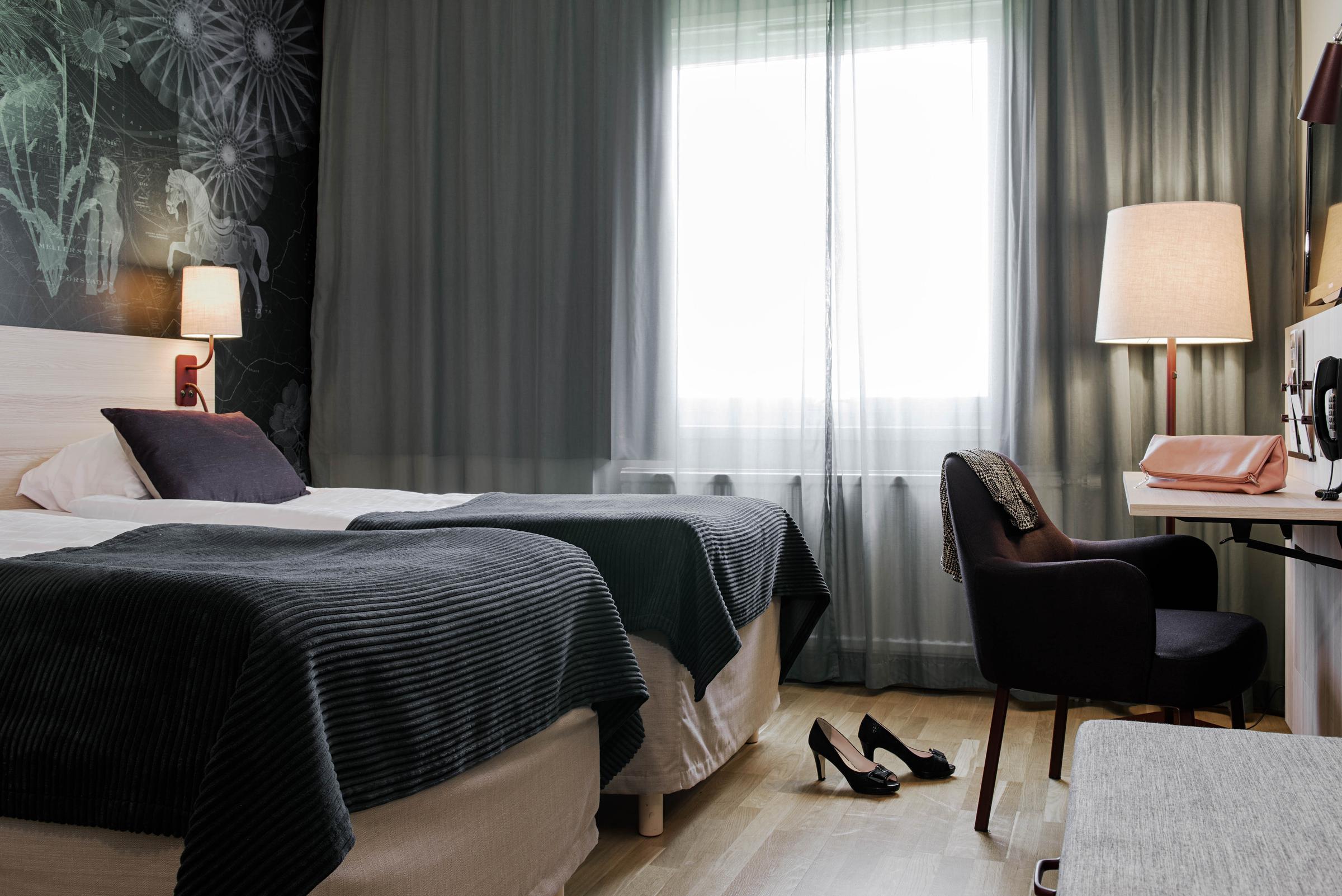Standard Room bed Scandic Segevang Malmo