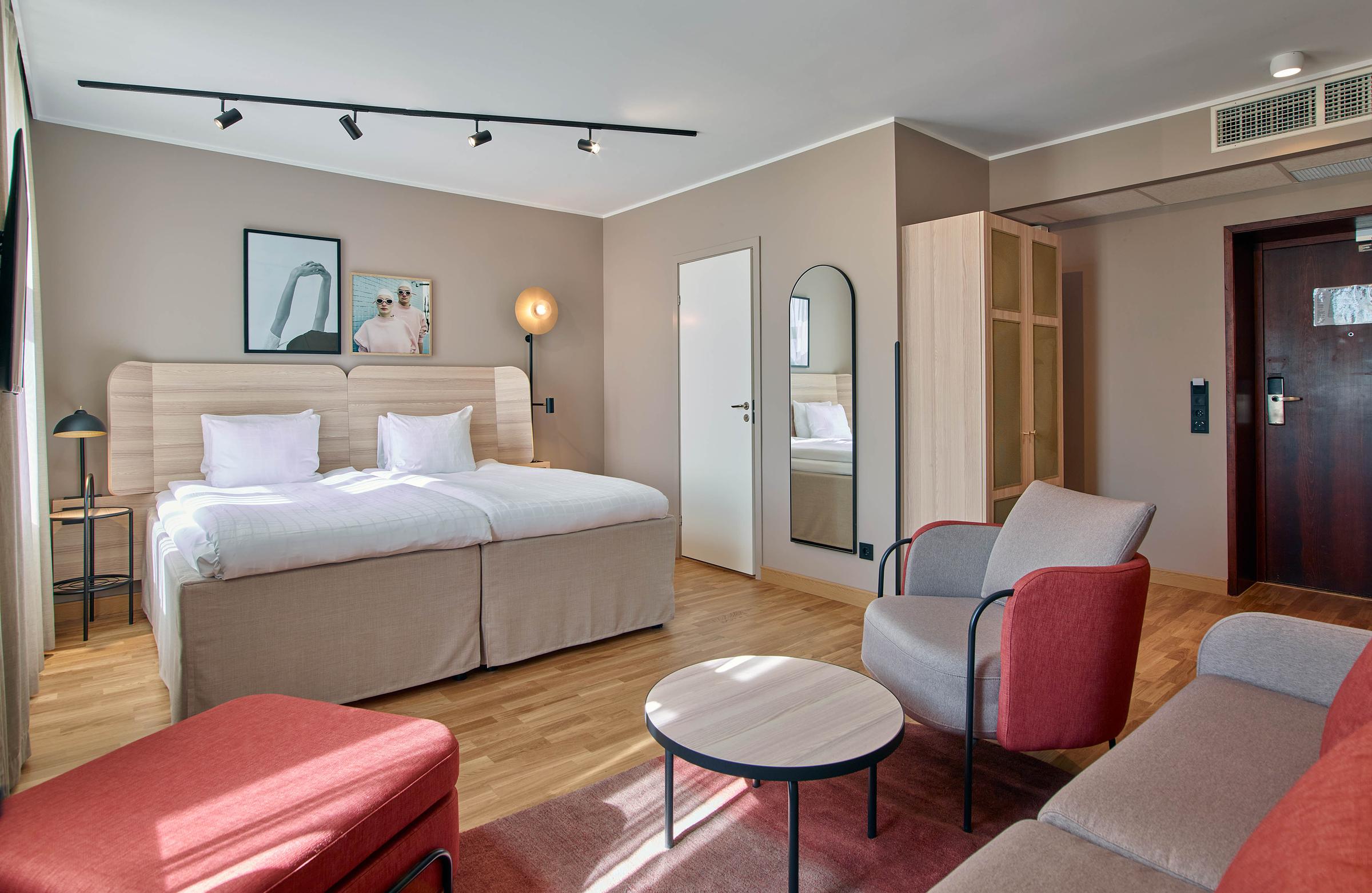 twin superior room at scandic strommen