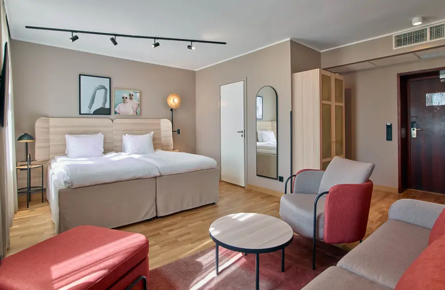 twin superior room at scandic strommen