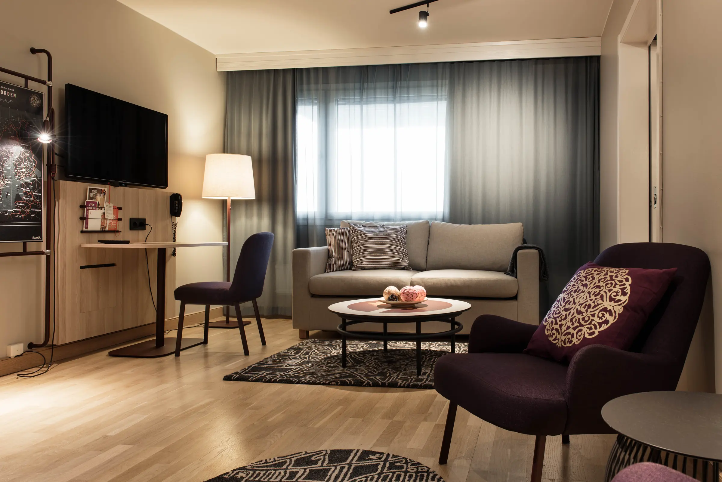 Junior Suite hotel Scandic Vasteras