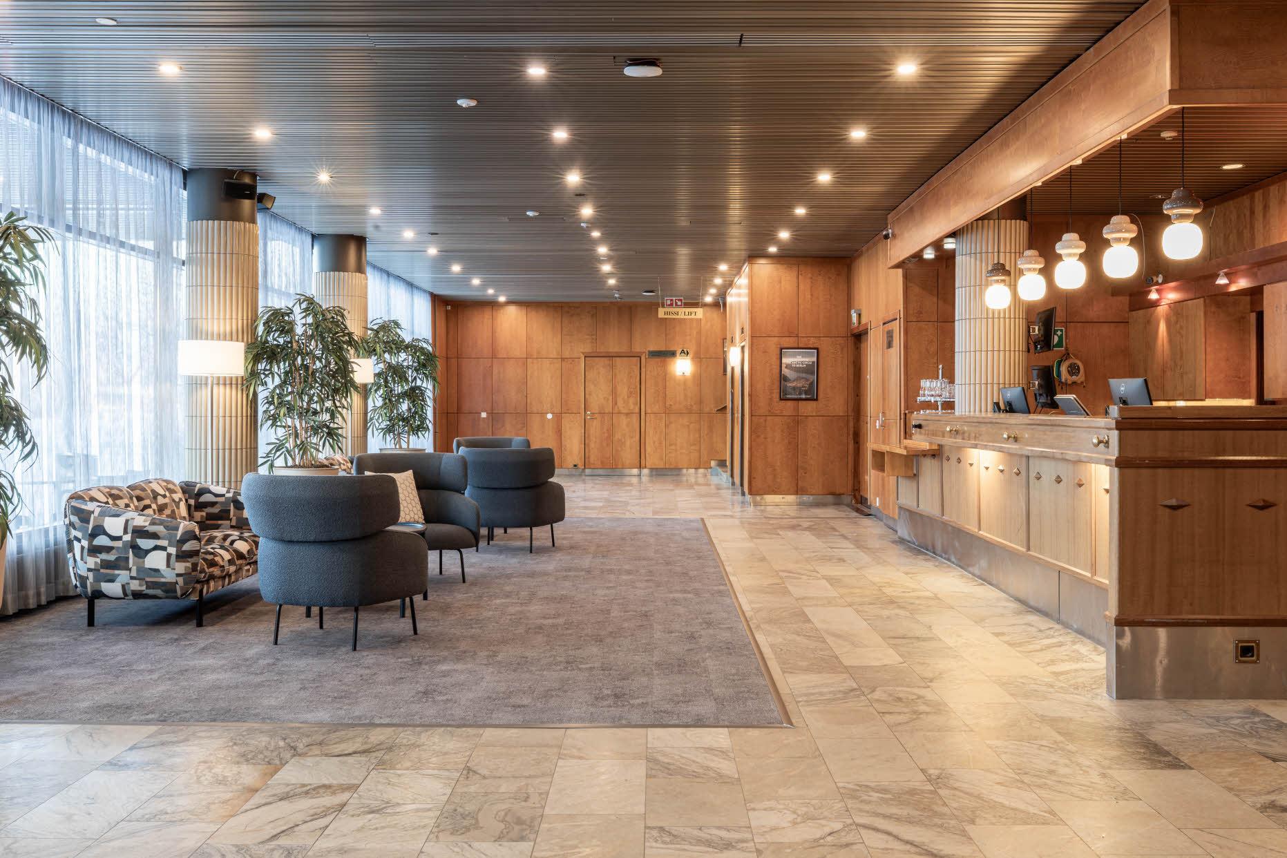 reception area at scandic kemi