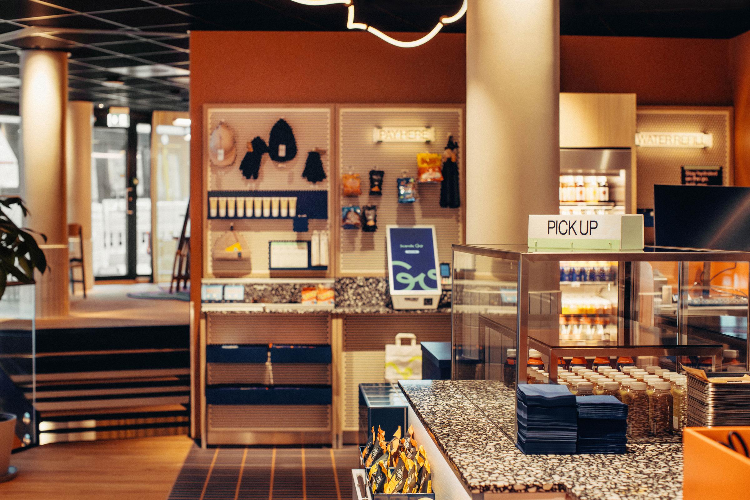 shop and bar at scandic go, grensen 20 in oslo